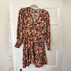 Floral Mini Wrap Dress by Wild Fable